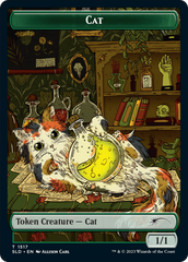 Dog // Cat Double-Sided Token [Secret Lair Commander Deck: Raining Cats and Dogs Tokens] | Chromatic Games