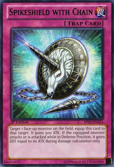Spikeshield with Chain [BP02-EN214] Mosaic Rare | Chromatic Games