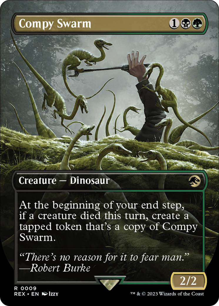 Compy Swarm (Borderless) [Jurassic World Collection] | Chromatic Games