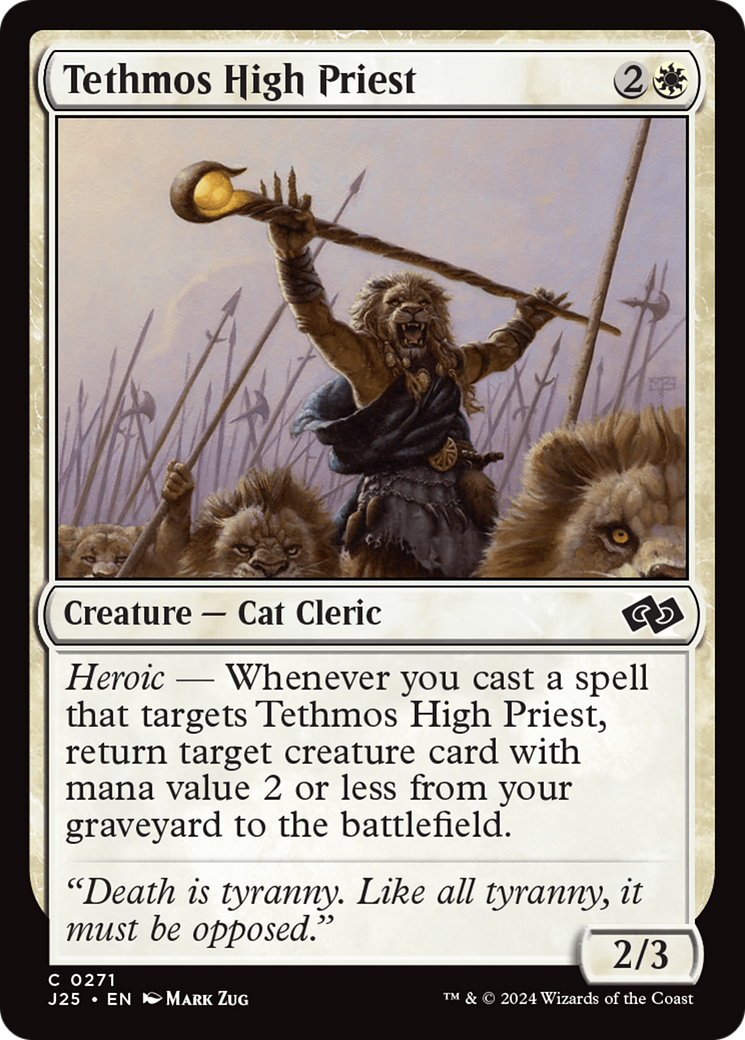 Tethmos High Priest [Foundations Jumpstart] | Chromatic Games