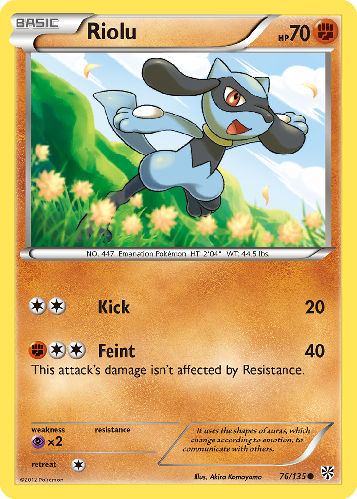 Riolu (76/135) [Black & White: Plasma Storm] | Chromatic Games