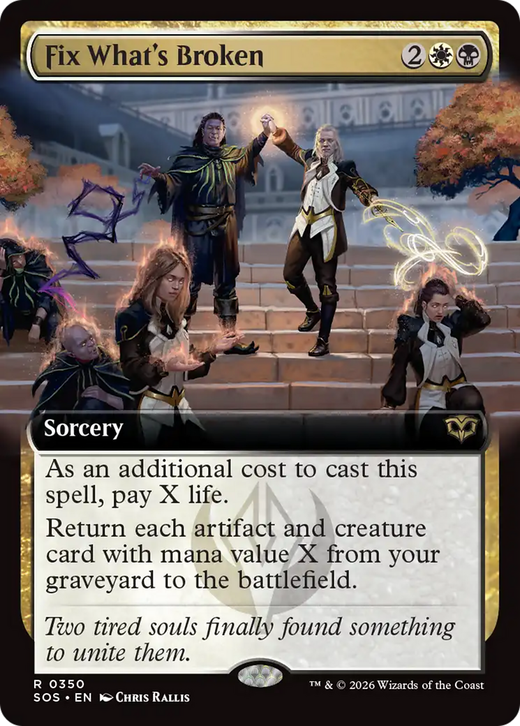 Fix What's Broken (Extended Art) [Secrets of Strixhaven] | Chromatic Games