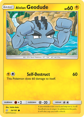 Alolan Geodude (34/181) [Sun & Moon: Team Up] | Chromatic Games