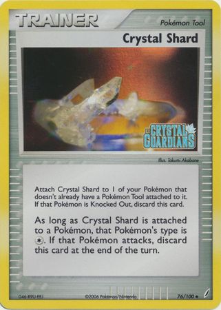Crystal Shard (76/100) (Stamped) [EX: Crystal Guardians] | Chromatic Games