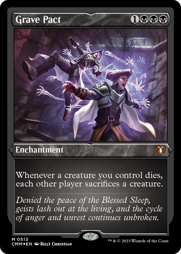 Grave Pact (Foil Etched) [Commander Masters] | Chromatic Games