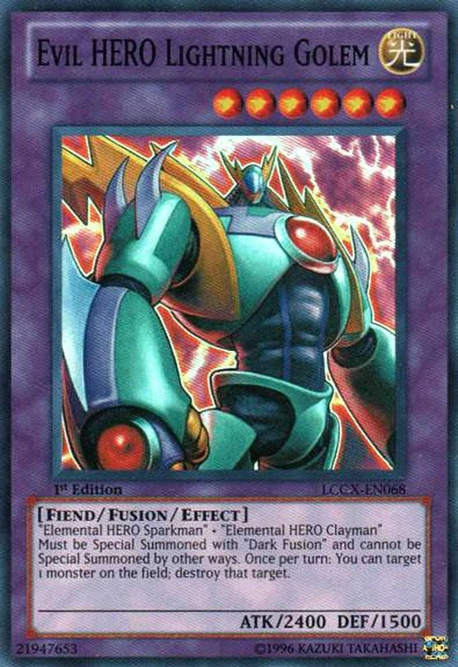 Evil HERO Lightning Golem [LCGX-EN068] Super Rare | Chromatic Games