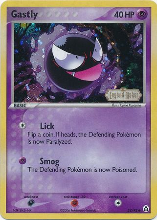 Gastly (52/92) (Stamped) [EX: Legend Maker] | Chromatic Games