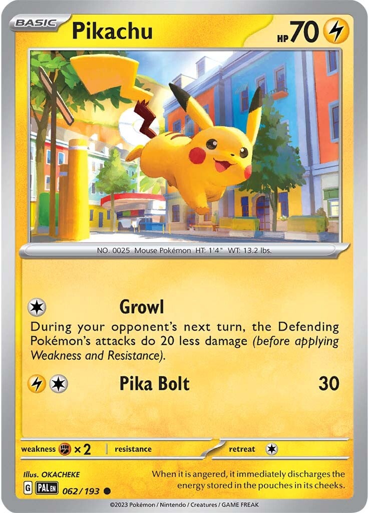 Pikachu (062/193) [Scarlet & Violet: Paldea Evolved] | Chromatic Games