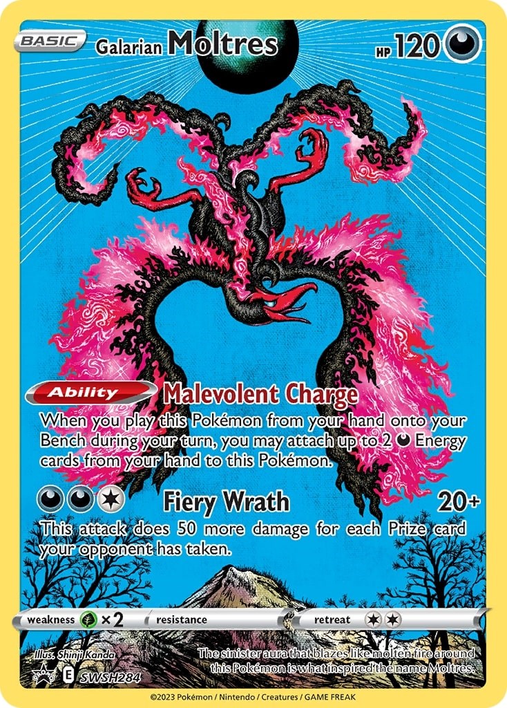 Galarian Moltres (SWSH284) [Sword & Shield: Black Star Promos] | Chromatic Games