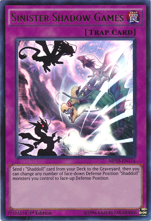 Sinister Shadow Games [MP15-EN114] Ultra Rare | Chromatic Games