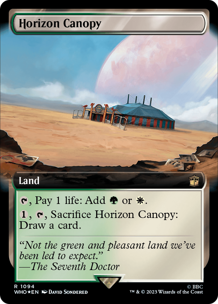 Horizon Canopy (Extended Art) (Surge Foil) [Doctor Who] | Chromatic Games