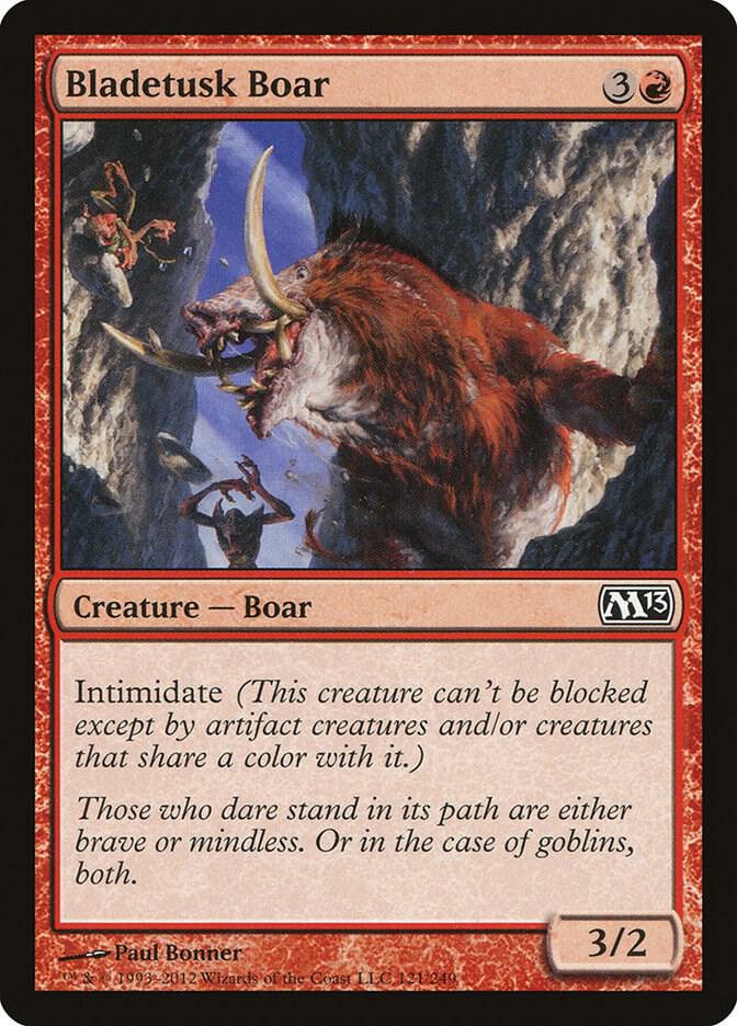 Bladetusk Boar 121/249 (Magic 2013 (M13))  | Chromatic Games