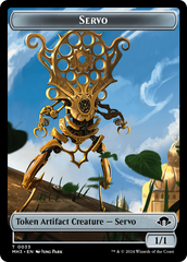 Aetherborn // Servo Double-Sided Token [Modern Horizons 3 Commander Tokens] | Chromatic Games