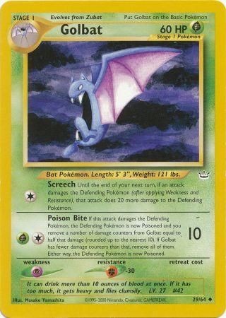 Golbat (29/64) [Neo Revelation Unlimited] | Chromatic Games