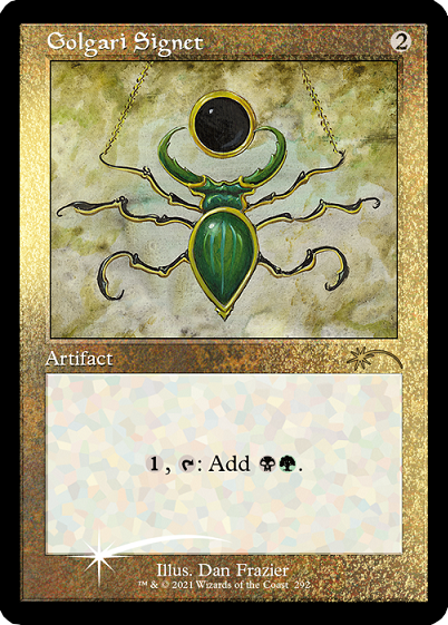 Golgari Signet (Retro) (Foil Etched) [Secret Lair Drop Series] | Chromatic Games