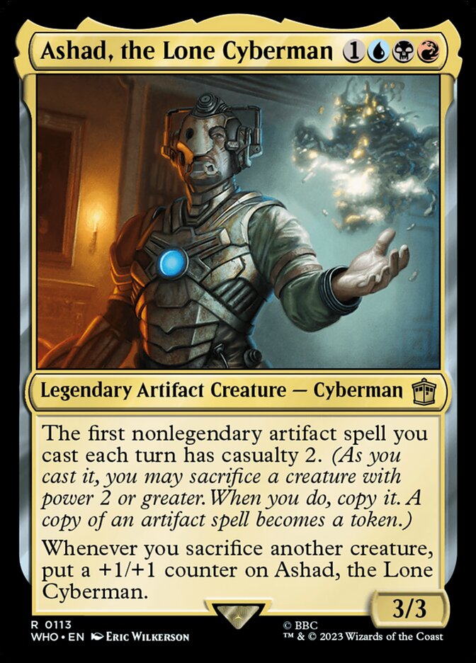 Ashad, the Lone Cyberman 113/331 (Universes Beyond: Doctor Who)  | Chromatic Games