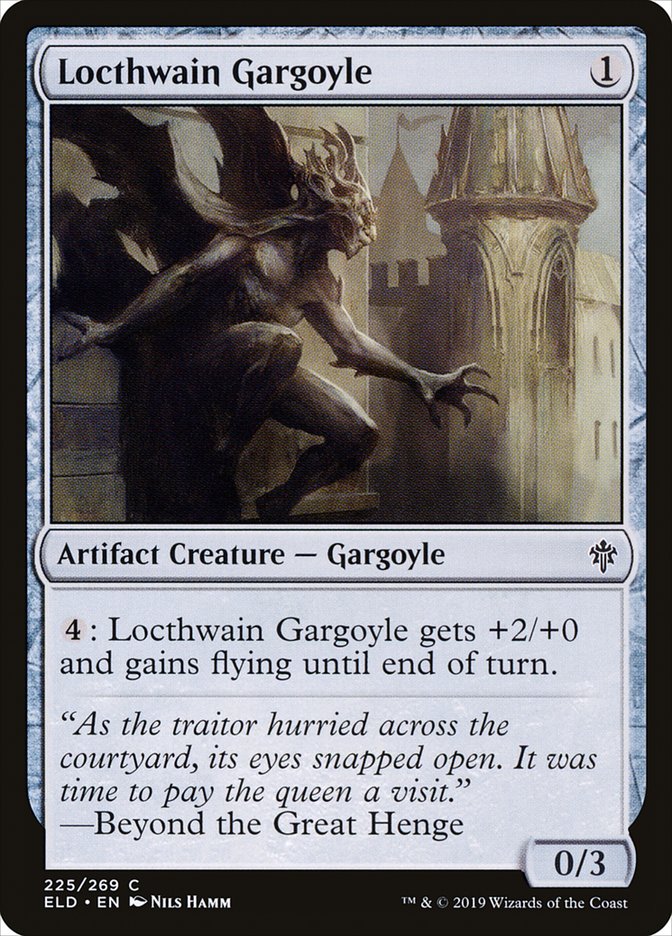 Locthwain Gargoyle 225/269 (Throne of Eldraine)  | Chromatic Games