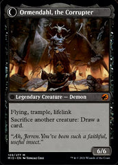 Jerren, Corrupted Bishop // Ormendahl, the Corrupted [Innistrad: Midnight Hunt] | Chromatic Games