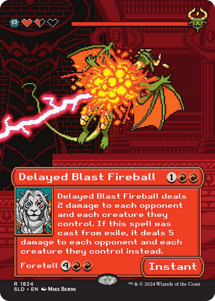 Delayed Blast Fireball (Rainbow Foil) [Secret Lair Drop Series] | Chromatic Games
