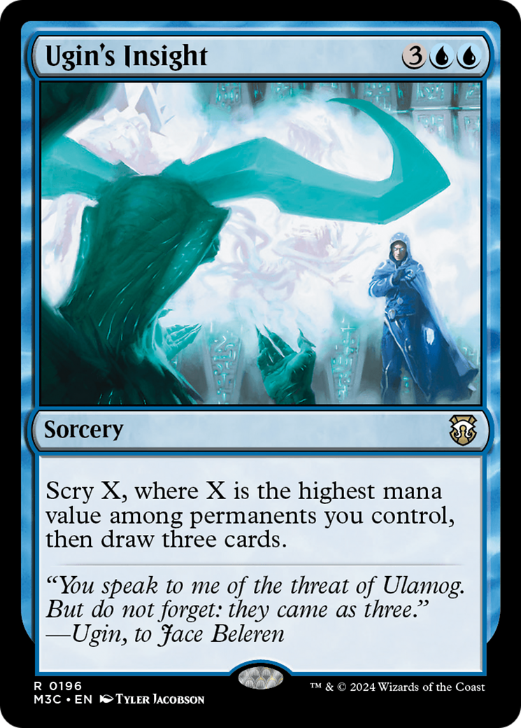 Ugin's Insight (Ripple Foil) [Modern Horizons 3 Commander] | Chromatic Games