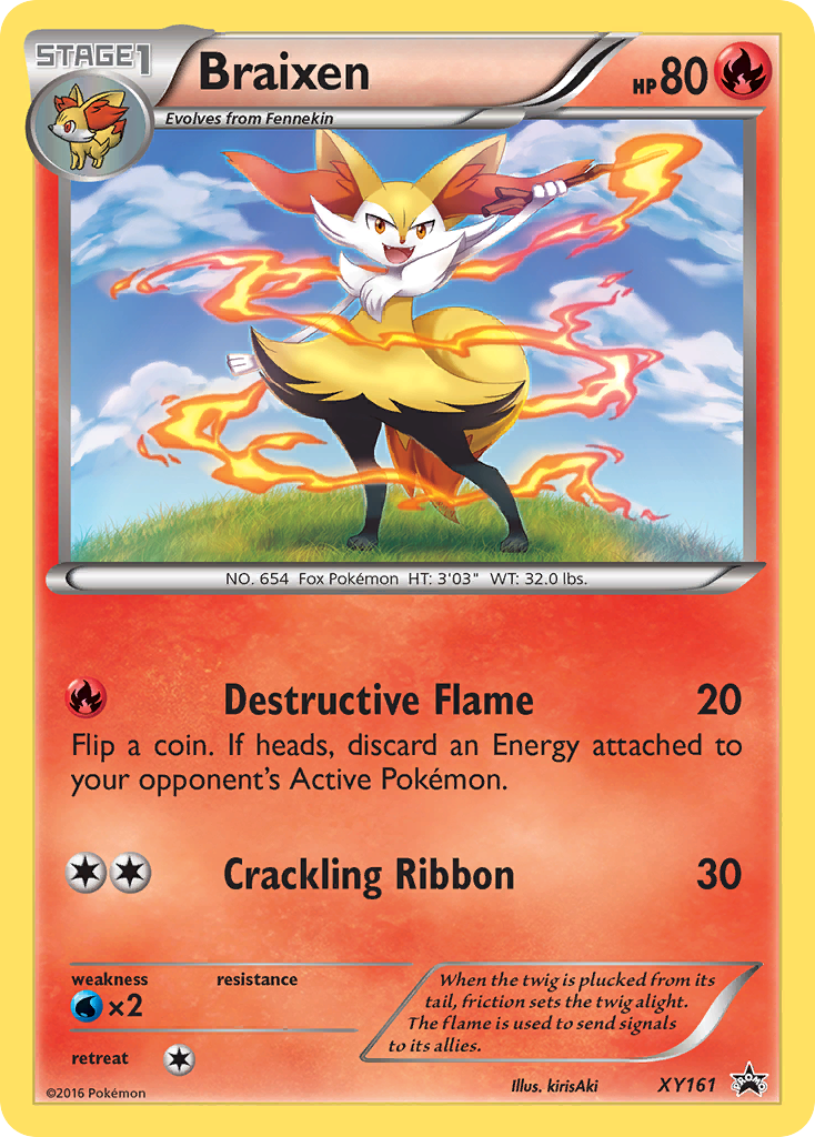 Braixen (XY161) [XY: Black Star Promos] | Chromatic Games