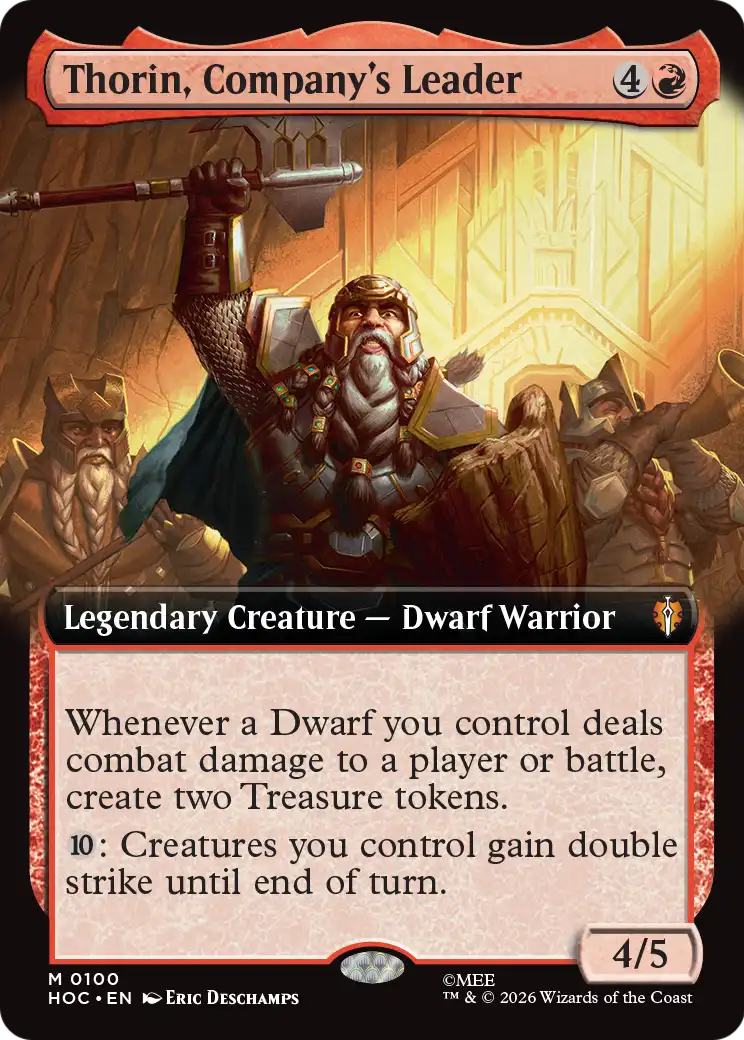 Thorin, Company's Leader (Extended Art) [The Hobbit: Eternal-Legal] | Chromatic Games