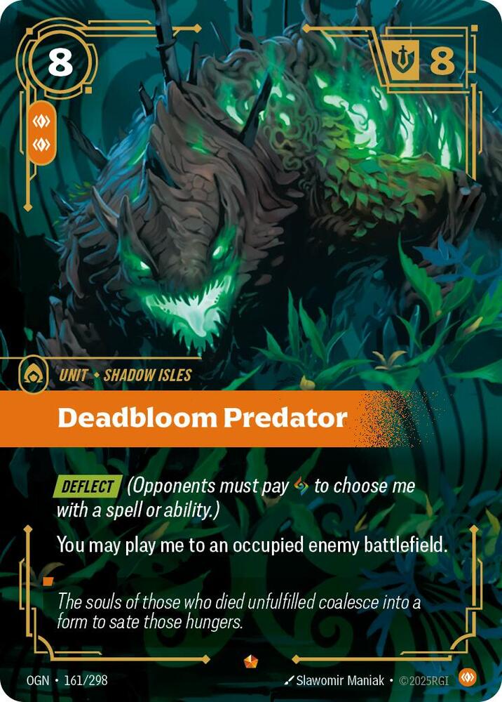 Deadbloom Predator 161/298 (Origins)  - Foil | Chromatic Games
