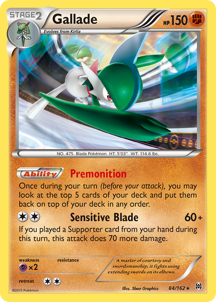 Gallade (84/162) [XY: BREAKthrough] | Chromatic Games