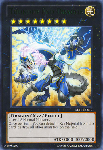 Thunder End Dragon (Green) [DL16-EN012] Rare | Chromatic Games