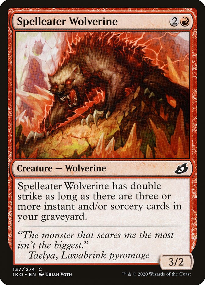 Spelleater Wolverine 137/274 (Ikoria: Lair of Behemoths)  | Chromatic Games