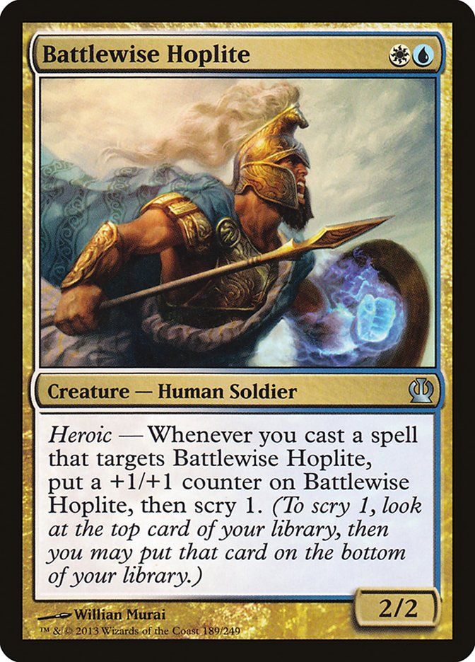 Battlewise Hoplite 189/249 (Theros)  | Chromatic Games