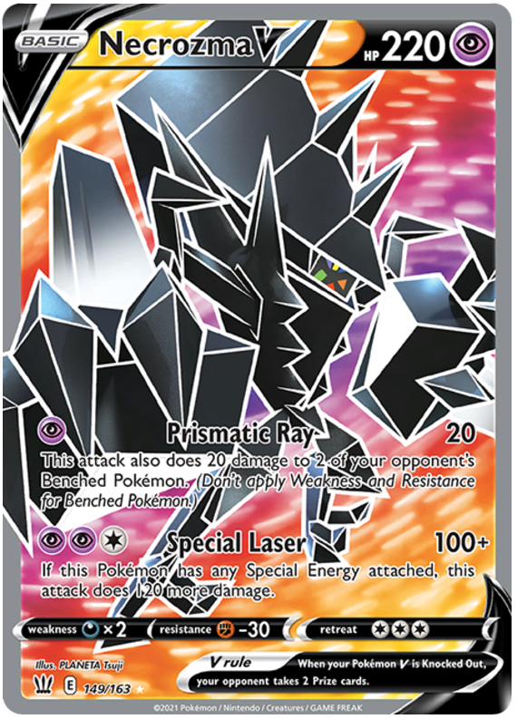 Necrozma V (149/163) [Sword & Shield: Battle Styles] | Chromatic Games