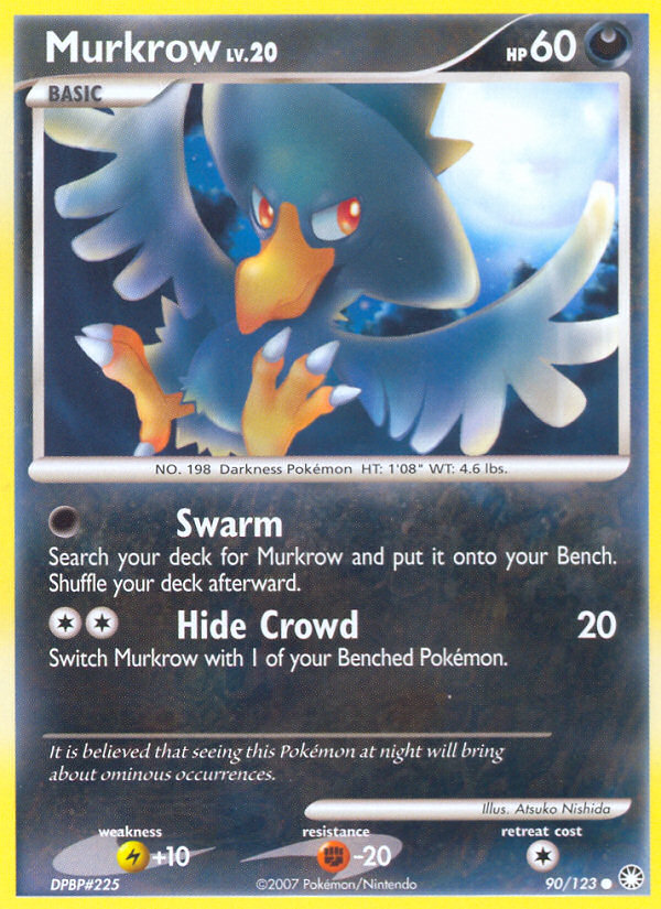 Murkrow (90/123) [Diamond & Pearl: Mysterious Treasures] | Chromatic Games