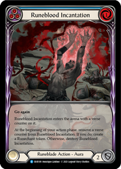 Runeblood Incantation (Blue) [EVR109] (Everfest)  1st Edition Extended Art Rainbow Foil | Chromatic Games
