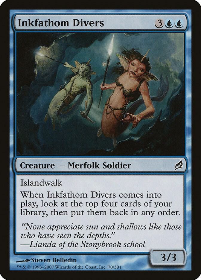 Inkfathom Divers 70/301 (Lorwyn)  - Foil | Chromatic Games
