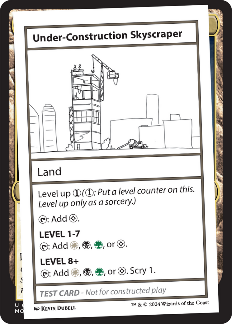 Under-Construction Skyscraper [Mystery Booster 2 Playtest Cards] | Chromatic Games