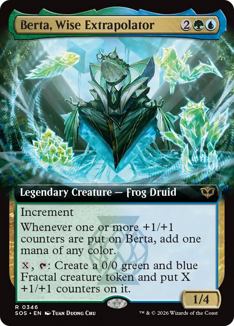 Berta, Wise Extrapolator (Extended Art) [Secrets of Strixhaven] | Chromatic Games