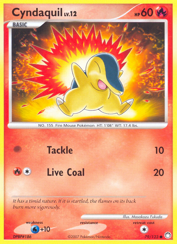 Cyndaquil (79/123) [Diamond & Pearl: Mysterious Treasures] | Chromatic Games