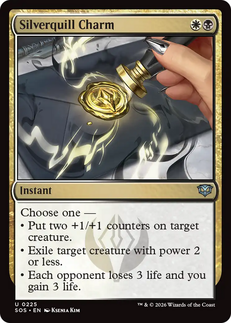 Silverquill Charm [Secrets of Strixhaven] | Chromatic Games
