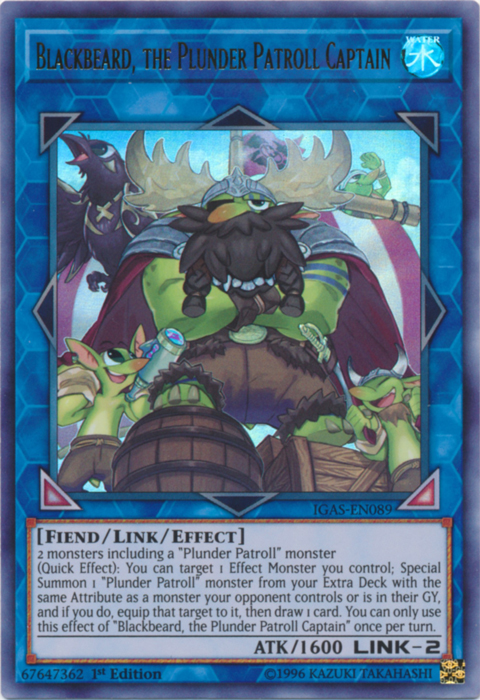 Blackbeard, the Plunder Patroll Captain [IGAS-EN089] Ultra Rare | Chromatic Games