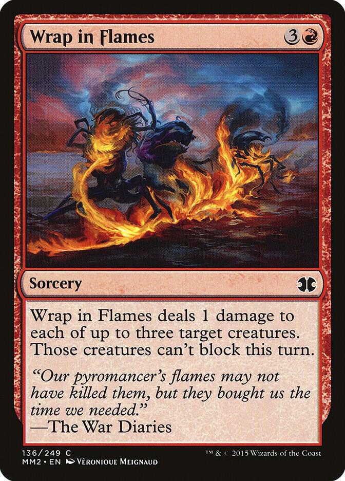 Wrap in Flames 136/249 (Modern Masters 2015)  | Chromatic Games