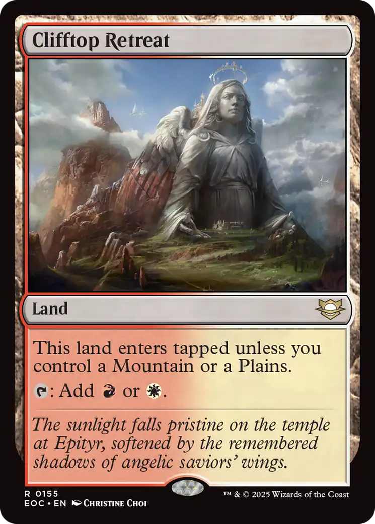 Clifftop Retreat [Edge of Eternities Commander] | Chromatic Games