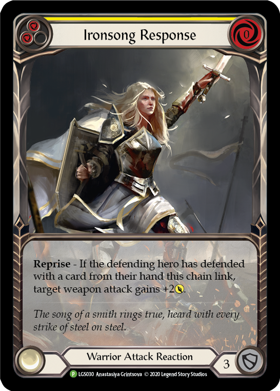 Ironsong Response (Yellow) [LGS030] (Promo) | Chromatic Games