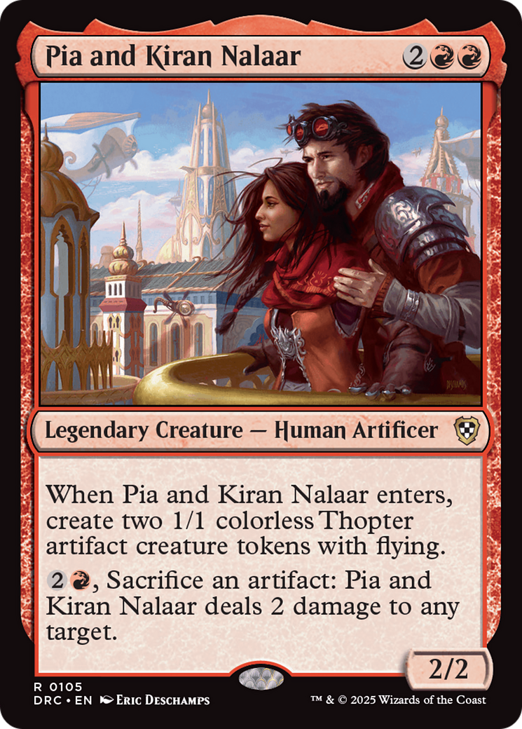 Pia and Kiran Nalaar [Aetherdrift Commander] | Chromatic Games