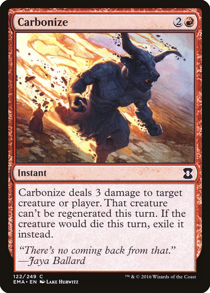 Carbonize 122/249 (Eternal Masters)  | Chromatic Games