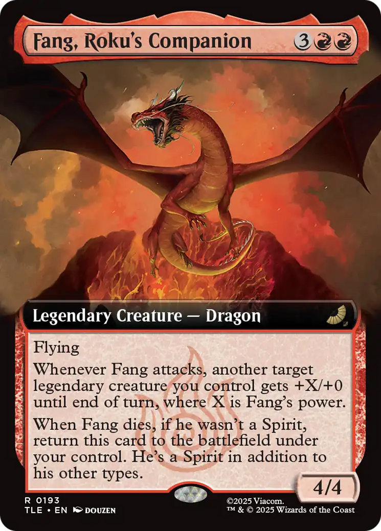 Fang, Roku's Companion (Extended Art) [Avatar: The Last Airbender: Eternal-Legal] | Chromatic Games
