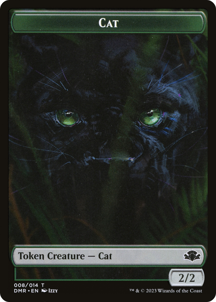 Cat Token (008) [Dominaria Remastered Tokens] | Chromatic Games