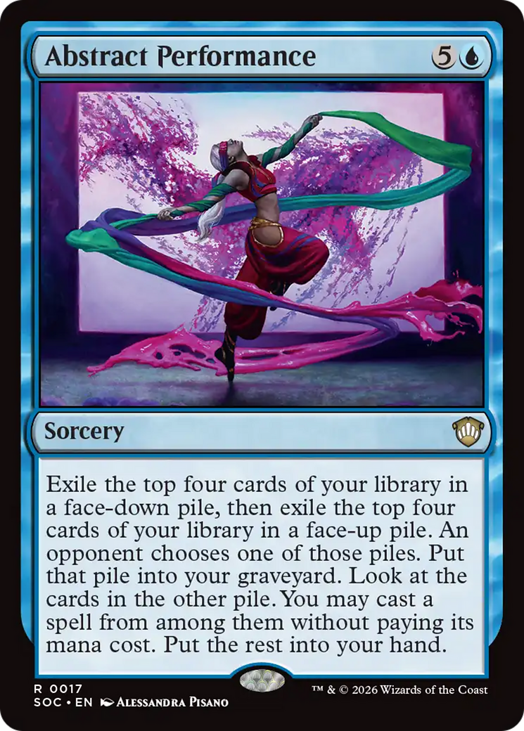 Abstract Performance [Secrets of Strixhaven Commander] | Chromatic Games