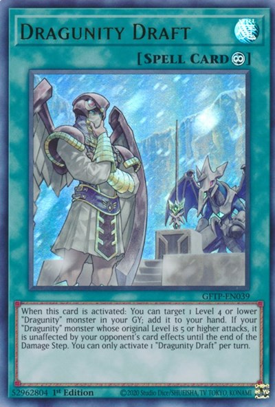 Dragunity Draft [GFTP-EN039] Ultra Rare | Chromatic Games