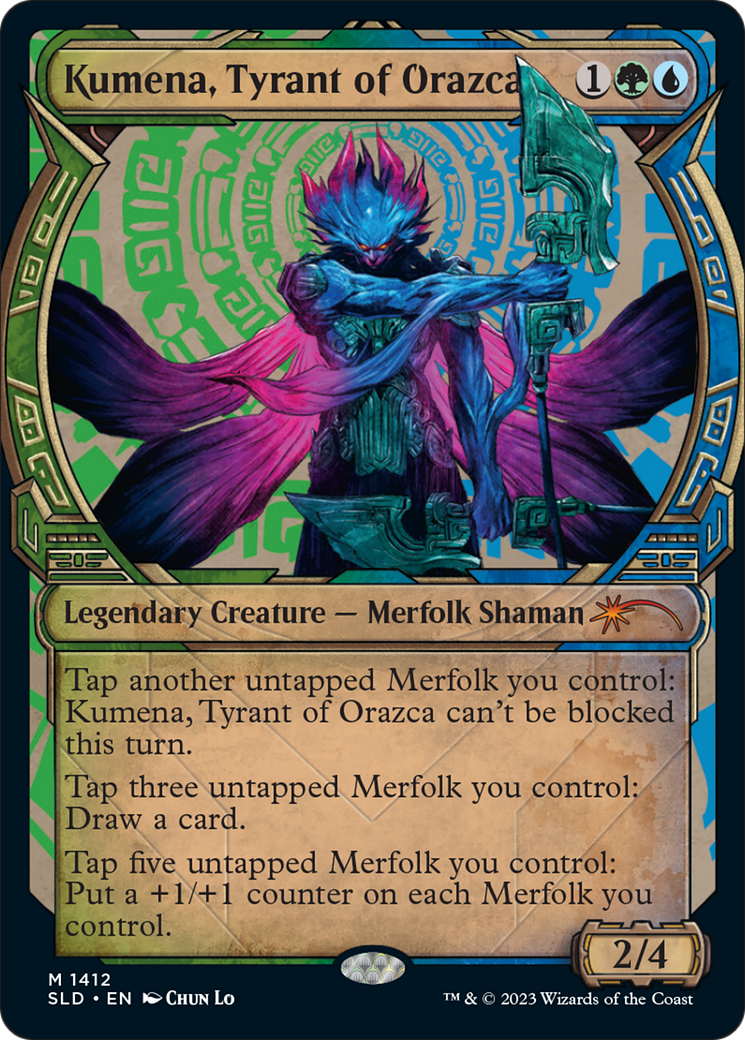 Kumena, Tyrant of Orazca (Rainbow Foil) [Secret Lair Drop Series] | Chromatic Games